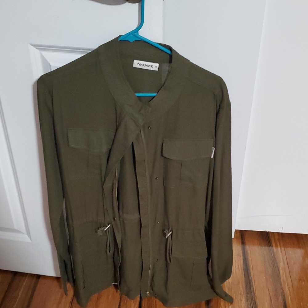 NWT Khaki Utility Jacket
